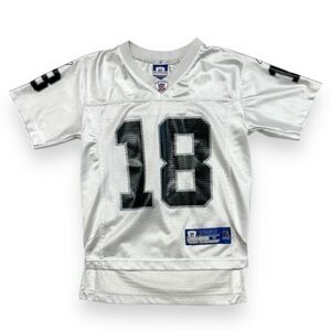 REEBOK 2005-2006 Oakland Raiders Randy Moss Jersey White VINTAGE